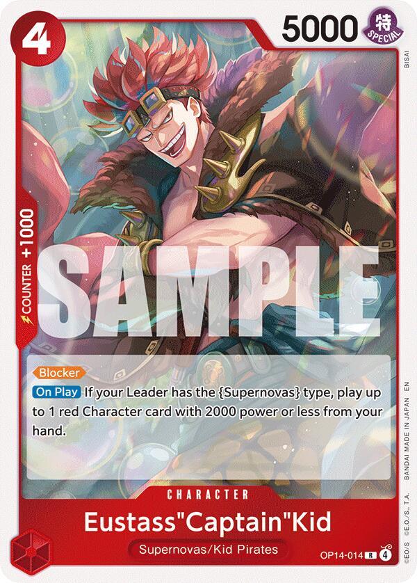 Eustass"Captain"Kid - The Azure Sea's Seven (OP14) - OP14-014