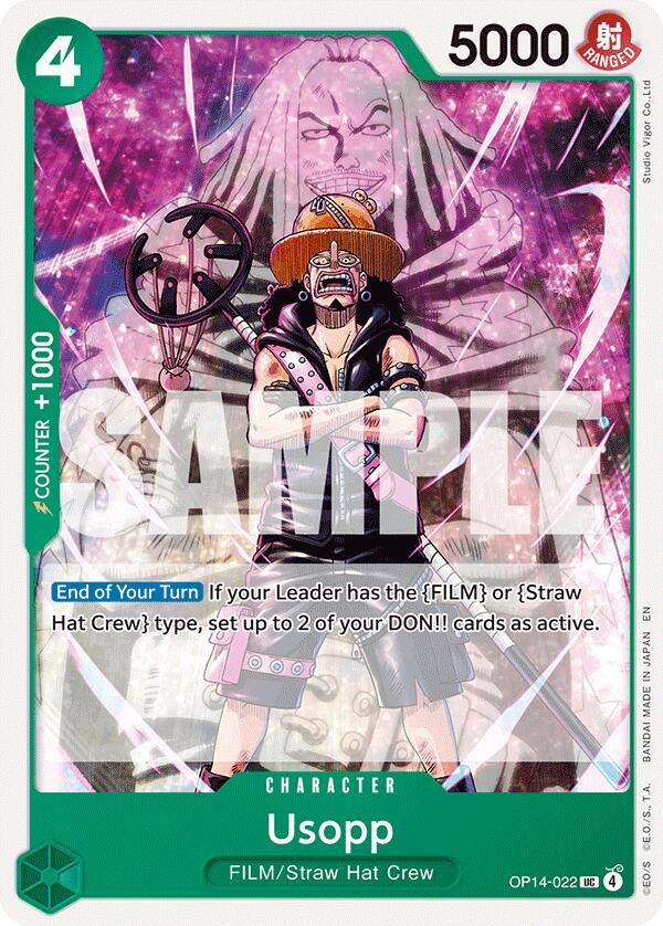Usopp - The Azure Sea's Seven (OP14) - OP14-022