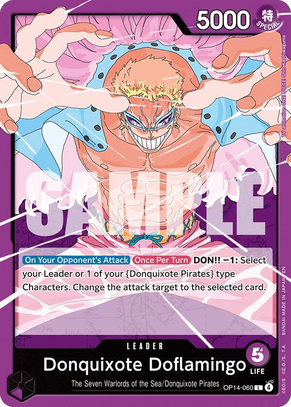 Donquixote Doflamingo - The Azure Sea's Seven (OP14) -  OP14-060