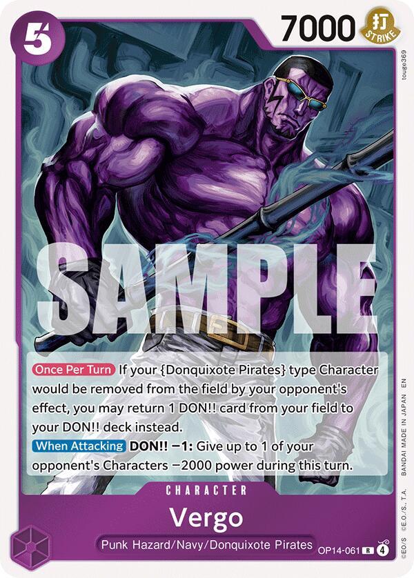 Vergo - The Azure Sea's Seven (OP14) - OP14-061