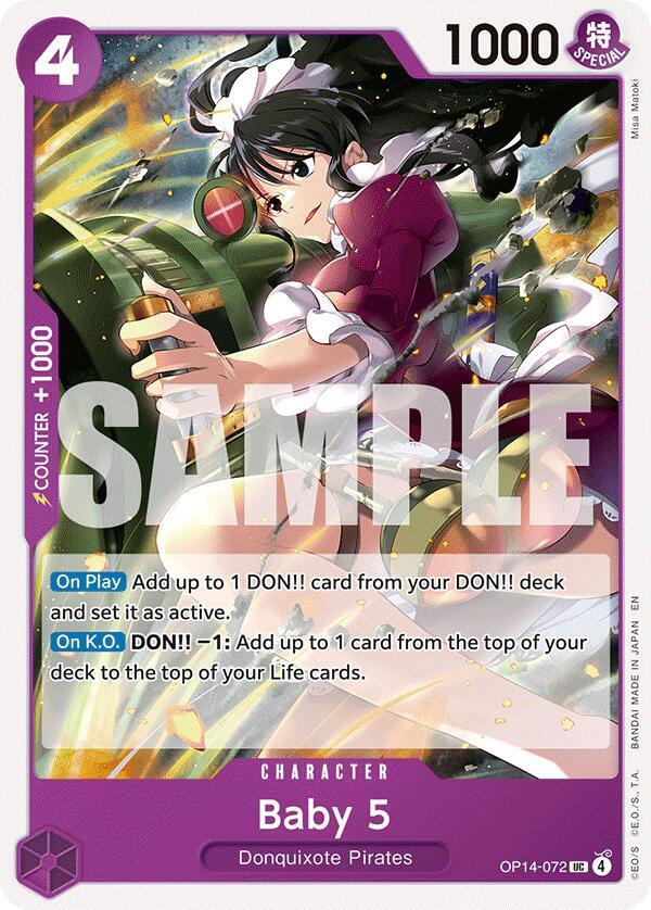 Baby 5 - The Azure Sea's Seven (OP14) - OP14-072