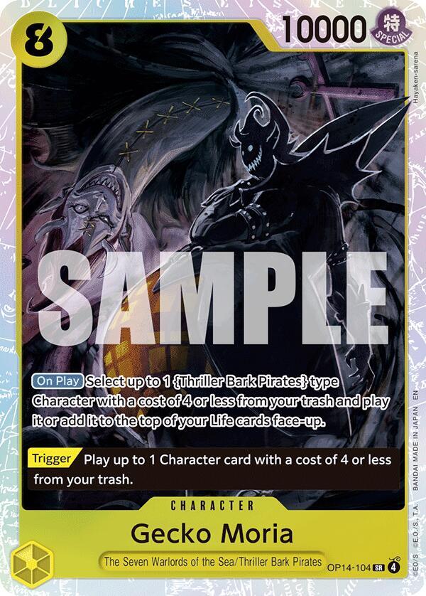 Gecko Moria - The Azure Sea's Seven (OP14) - OP14-104