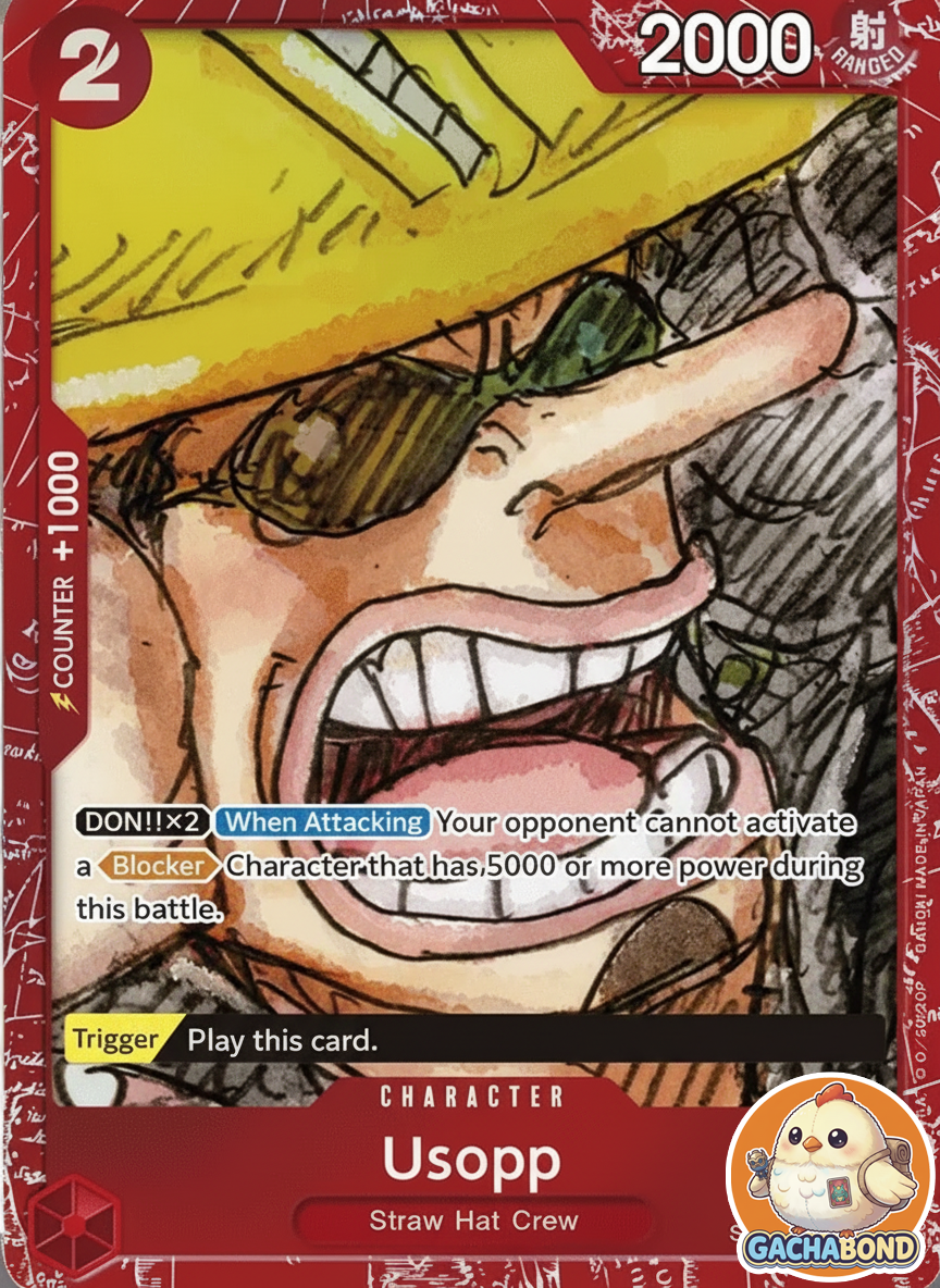 Usopp (Premium Card Collection ONE PIECE FILM RED Edition) - One Piece Promotion Cards (OP-PR) - ST01-002