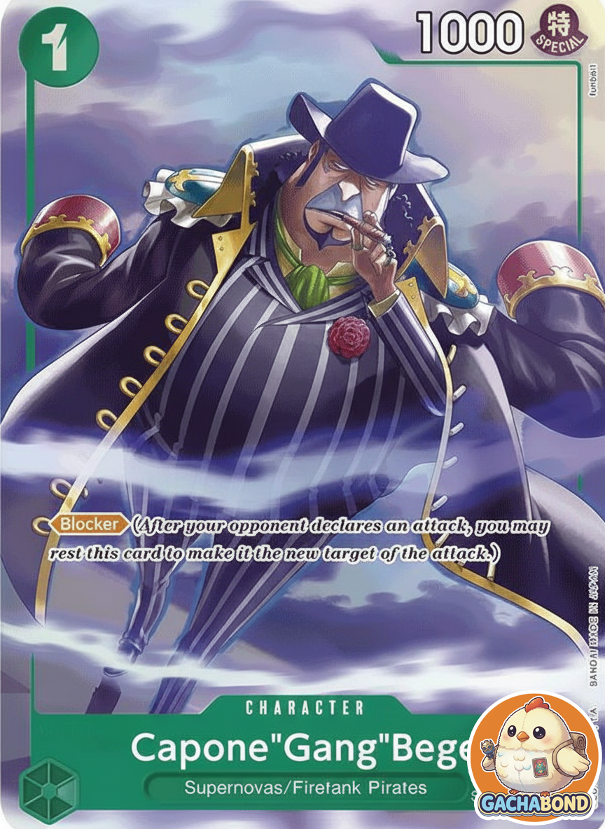 Capone"Gang"Bege (Alternate Art) - Premium Booster The Best (PRB-01) - ST02-004